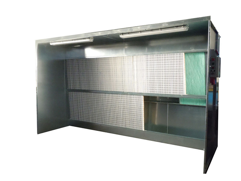 Cabine di verniciatura a secco